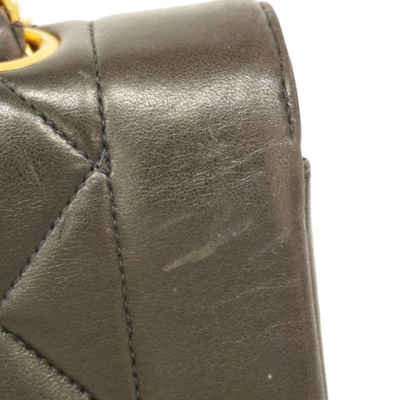 Chanel Shoulder Bag Diana Lambskin Black Gold Hardware Women - Picture 9 of 10